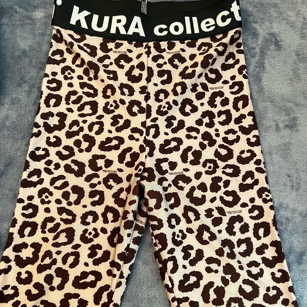 Europian designer Kura bikers leggings